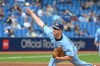 Toronto Blue Jays' Trent Thornton pitches in the fifth inning of an American League baseball game against the Chicago White Sox, in Toronto on Thursday, Aug. 26, 2021. THE CANADIAN PRESS/Jon Blacker
