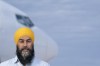 NDP leader Jagmeet Singh speaks in Sioux Lookout, Ont., Monday, September 13, 2021. THE CANADIAN PRESS/Jonathan Hayward