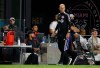 Toronto FC coach Javier Perez, foreground, watches an MLS soccer match during the second half against Inter Miami CF Saturday, Aug. 21, 2021, in Fort Lauderdale, Fla. THE CANADIAN PRESS/AP-Rhona Wise