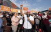 NDP Leader Jagmeet Singh greets supporters during a campaign stop in Kitchener, Ont., Tuesday, Sept. 14, 2021. Two NDP candidates have resigned after comments on social media caused backlash. THE CANADIAN PRESS/Jonathan Hayward