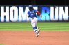 Toronto Blue Jays' Bo Bichette rounds the bases after hitting a three-RBI home run in the first inning of an American League baseball game against the Tampa Bay Rays in Toronto on Wednesday, Sept. 15, 2021. THE CANADIAN PRESS/Jon Blacker