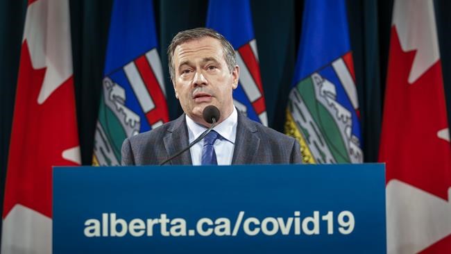 Alberta Premier Jason Kenney announces new COVID-19 measures for Alberta in Calgary, Wednesday, Sept. 15, 2021.THE CANADIAN PRESS/Jeff McIntosh