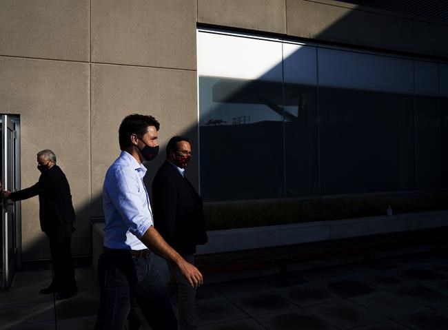 Liberal leader Justin Trudeau makes a campaign stop at the University of Windsor in Windsor, Ont, on Friday, Sept. 17, 2021. THE CANADIAN PRESS/Sean Kilpatrick