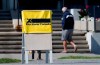 A man enters an advance polling station in Ottawa, Friday, Sept. 10, 2021. After a 36-day campaign, millions of Canadians will get to decide Monday which federal party will govern the country through the fourth wave of COVID-19 and beyond. THE CANADIAN PRESS/Adrian Wyld