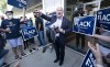 Conservative leader Erin O'Toole speaks to supporters as he stops at a campaign office Friday, September 17, 2021 in London, Ontario. THE CANADIAN PRESS/Adrian Wyld