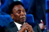 FILE - In this Dec. 1, 2017 file photo, Brazilian soccer legend Pele attends the 2018 soccer World Cup draw in the Kremlin in Moscow. On his social media accounts, Pele said on Monday, Sept. 6, 2021 that an apparent tumor on the right side of his colon had been removed in an operation. (AP Photo/Alexander Zemlianichenko, File)