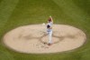 Philadelphia Phillies pitcher Zack Wheeler delivers against the New York Mets during the second inning of a baseball game, Friday, Sept. 17, 2021, in New York. (AP Photo/Mary Altaffer)
