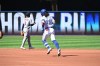 Toronto Blue Jays' Bo Bichette rounds the bases after hitting a two-run home run in the first inning of an American League baseball game against the Minnesota Twins in Toronto on Sunday, Sept. 19, 2021. THE CANADIAN PRESS/Jon Blacker