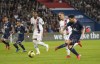 PSG's Lionel Messi misses a chance during the French League One soccer match between Paris Saint-Germain and Lyon at the Parc des Princes in Paris Sunday, Sept. 19, 2021. (AP Photo/Francois Mori)