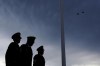 Planes do a flyover during the opening ceremony for the Ryder Cup at the Whistling Straits Golf Course Thursday, Sept. 23, 2021, in Sheboygan, Wis. (AP Photo/Jeff Roberson)