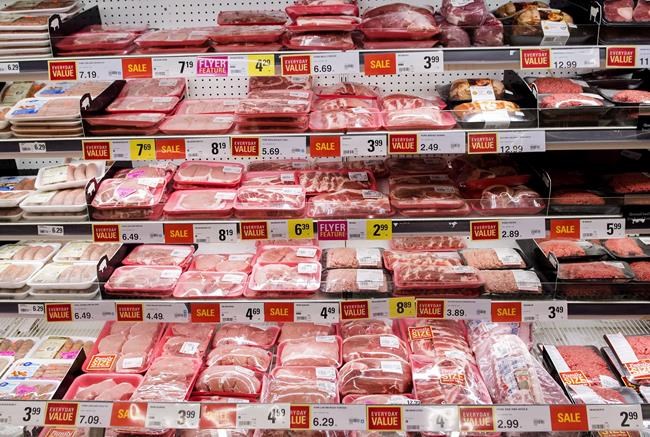 Meat is shown in a grocery store in Toronto on Friday, Nov. 30, 2018.