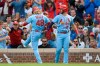 St. Louis Cardinals' Harrison Bader (48) celebrates with teammate Paul DeJong (11) after hitting a solo home run during the second inning of a baseball game against the Chicago Cubs Saturday, Sept. 25, 2021, in Chicago. (AP Photo/Paul Beaty)