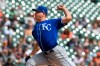 Kansas City Royals starting pitcher Kris Bubic throws against the Detroit Tigers in the fourth inning of a baseball game, Sunday, Sept. 26, 2021, in Detroit. (AP Photo/Jose Juarez)