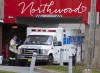 A paramedic walks around an ambulance at Northwood Manor, one of the largest nursing homes in Atlantic Canada with 585 residents, in Halifax on Friday, May 1, 2020.  THE CANADIAN PRESS/Andrew Vaughan