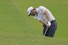 Corey Conners of Canada hits along the 18th fairway during the first round of the Sanderson Farms Championship golf tournament in Jackson, Miss., Thursday, Sept. 30, 2021. (AP Photo/Rogelio V. Solis)