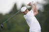 Nick Watney watches his drive from the 18th tee box during the second round of the Sanderson Farms Championship golf tournament in Jackson, Miss., Friday, Oct. 1, 2021. Watney finished the day in a three-way tie for first at 13-under. (AP Photo/Rogelio V. Solis)