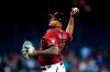 Arizona Diamondbacks starting pitcher Humberto Mejia throws against the Colorado Rockies during the first inning of a baseball game Sunday, Oct. 3, 2021, in Phoenix. (AP Photo/Ross D. Franklin)