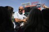 Washington Nationals general manager Mike Rizzo talks to the media before a baseball game against the Boston Red Sox, Sunday, Oct. 3, 2021, in Washington. (AP Photo/Nick Wass)