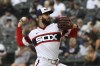 CORRECTS TO OCT. NOT AUG. - Chicago White Sox starting pitcher Dylan Cease delivers during the first inning of a baseball game against the Detroit Tigers, Sunday, Oct. 3, 2021, in Chicago. (AP Photo/Matt Marton)
