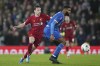 Liverpool's Liam Millar, left, and Shrewsbury Town's Ethan Ebanks-Landell during the English FA Cup Fourth Round replay soccer match between Liverpool and Shrewsbury Town at Anfield Stadium, Liverpool, England, Tuesday, Feb. 4, 2020. THE CANADIAN PRESS/AP/Jon Super