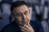 FILE - In this Nov. 8, 2019, file photo, President of FC Barcelona Josep Bartomeu pauses during and interview with the Associated Press at the Camp Nou stadium in Barcelona, Spain. Barcelona’s former president denies accusations by its current leadership that his board left the Spanish club on the brink of bankruptcy due to poor management. Josep Bartomeu tells Spanish media that most of the club’s financial woes have been caused by the impact of the pandemic. Bartomeu's successor Joan Laporta has said that even without the pandemic the club would have suffered huge losses because expenses outstripped revenues under Bartomeu. (AP Photo/Emilio Morenatti, File)
