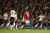 Atalanta's Mario Pasalic celebrates after scoring his sides first goal during the Champions League Group F soccer match between Manchester United and Atalanta at Old Trafford, Manchester, England, Wednesday, Oct. 20, 2021. (AP Photo/Dave Thompson)