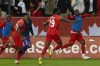 Canada's Alphonso Davies (19) celebrates after scoring against Panama during second half World Cup qualifying action in Toronto on Wednesday, October 13, 2021. THE CANADIAN PRESS/Chris Young