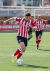 Atletico Ottawa player Drew Beckie dribbles the ball in recent game action against the HFX Wanderers. The Beckie family will be well represented in Ottawa on Saturday when Olympic champion Canada hosts New Zealand in the opening gaming of the Canadian women's 
