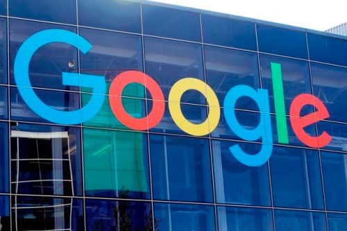 In this Sept. 24, 2019, file photo a sign is shown on a Google building at their campus in Mountain View, Calif. THE CANADIAN PRESS/AP/Jeff Chiu