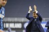 FILE - Inter Milan's head coach Antonio Conte celebrates at the end of a Serie A soccer match between Inter Milan and Sampdoria, at Milan's San Siro stadium, Saturday, May 8, 2021. Tottenham has hired Antonio Conte as its third manager in seven months, handing a return to the Premier League for the title winner with Chelsea. The appointment is on a contract through the end of the 2022-23 season with the option to extend. (AP Photo/Luca Bruno, File)