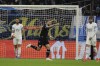 Lazio's Ciro Immobile celebrates after scoring his side's second goal during the Europa League Group E soccer match between Marseille and Lazio at the Velodrome stadium in Marseille, Thursday, Nov. 4, 2021. (AP Photo/Daniel Cole)