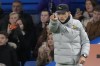 Chelsea's head coach Thomas Tuchel gestures during the English Premier League soccer match between Chelsea and Burnley at the Stamford Bridge stadium in London, Saturday, Nov. 6, 2021. (AP Photo/Frank Augstein)