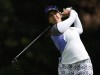 Canada's Brittany Marchand drives from the 4th tee during the third round of the 2017 Canadian Pacific Women's Open in Ottawa on Saturday, Aug. 26, 2017. THE CANADIAN PRESS/Sean Kilpatrick