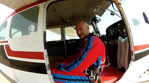 Saskatchewan emergency room Dr. Youssef Al-Begamy is seen in an undated handout photo. Dr. Al-Begamy died Sunday morning at Michael Garron Hospital in Toronto while receiving critical care for COVID-19. He is being remembered by colleagues as a joyful person. THE CANADIAN PRESS/HO-Skydive South Sask, Sheldon Driedger, *MANDATORY CREDIT*