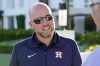 Houston Astros general manager James Click talks with reporters during Major League Baseball's general manager meetings Tuesday, Nov. 9, 2021, in Carlsbad, Calif. (AP Photo/Gregory Bull)