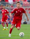 Canada's Rob Friend is shown in action during a friendly against Peru in Toronto on September 4, 2010. THE CANADIAN PRESS/Chris Young