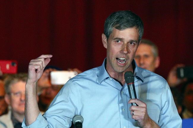 FILE - Democrat Beto O'Rourke endorses Democratic presidential candidate former Vice President Joe Biden at a campaign rally, March 2, 2020 in Dallas. O’Rourke is running for governor of Texas. The former El Paso congressman announced his decision Monday. It kicks off O’Rourke’s third run for office in as many election cycles after a narrow loss for U.S. Senate in 2018 and a short-lived presidential run in 2020.(AP Photo/Richard W. Rodriguez, File)