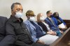 Rev. Jesse Jackson, left, sits with Wanda Cooper-Jones, mother of Ahmaud Arbery, during the trial of Arbery at the Glynn County Courthouse on Thursday, Nov. 18, 2021 in Brunswick, Ga. Travis McMichael, his father Greg McMichael, and a neighbor William 