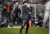 Los Angeles FC head coach Bob Bradley catches the abll as it sails out of play in the second half of an MLS soccer match against the Colorado Rapids, Sunday, Nov. 7, 2021, in Commerce City, Colo. (AP Photo/David Zalubowski)