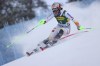 Slovakia's Petra Vlhova competes during the first run of an alpine ski, World Cup women's slalom in Levi, Finland, Saturday, Nov. 20, 2021. (AP Photo/Alessandro Trovati)