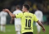 FILE - Dortmund's Thorgan Hazard reacts at the end of the German Soccer Cup match between Borussia Dortmund and FC Ingolstadt 04 in Dortmund, Germany, Tuesday, Oct. 26, 2021. The Belgian national player was tested positive on Monday on the coronavirus and went into isolation, the club reported. (AP Photo/Martin Meissner, File)