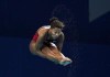 Jennifer Abel of Canada competes in the Women's 3m Springboard final during the summer Tokyo Olympics in Tokyo, Japan on Sunday, August 1, 2021. THE CANADIAN PRESS/Nathan Denette