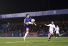 Chelsea's Sam Kerr controls the ball during the women's Champions League group C soccer match between Chelsea and Servette, at Kingsmeadow, London, Thursday, Nov. 18, 2021. (Adam Davy/PA via AP)