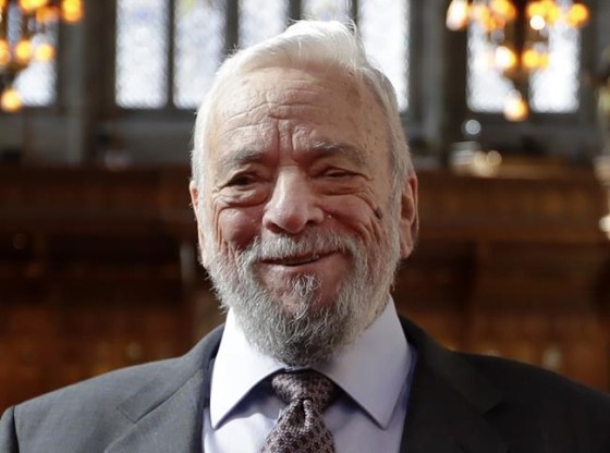 FILE - Composer and lyricist Stephen Sondheim poses after being awarded the Freedom of the City of London at a ceremony at the Guildhall in London, on Sept. 27, 2018. Sondheim, the songwriter who reshaped the American musical theater in the second half of the 20th century, has died at age 91. Sondheim's death was announced by his Texas-based attorney, Rick Pappas, who told The New York Times the composer died Friday, Nov. 26, 2021, at his home in Roxbury, Conn. Pappas did not return calls and messages to The Associated Press. (AP Photo/Kirsty Wigglesworth, File)