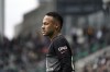 PSG's Neymar looks on during the French League One soccer between Saint-Etienne and Paris Saint Germain, in Saint-Etienne, central France, Sunday, Nov. 28, 2021. (AP Photo/Laurent Cipriani)