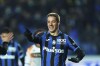 Atalanta's Mario Pasalic celebrates after scoring the first goal of the game during the Italian Serie A soccer match between Atalanta and Venezia at the Gewis Stadium in Bergamo, Italy, Tuesday, Nov. 30, 2021. (Spada/LaPresse via AP)