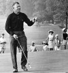 Veteran golfer Moe Norman, of Gilford, Ont., walks off the 18th green at Board of Trade Country Club at Woodridge, Ont., near Toronto, Sept. 15, 1968, after tying first place with Wayne Vollmer, of Vancouver.&nbsp;Wayne Gretzky is helping bring the life of Canadian golf legend Moe Norman to the big screen. THE CANADIAN PRESS