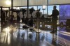 CNN Reporter Omar Jimenez stands in silhouette Thursday, Dec. 2, 2021, as he files a live report at the Leighton Criminal Courthouse lobby on actor Jussie Smollett's trial Thursday, Dec. 2, 2021, in Chicago. Smollett is accused of lying to police when he reported he was the victim of a racist, anti-gay attack in downtown Chicago nearly three years ago, in Chicago. (AP Photo/Charles Rex Arbogast)