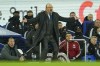 Everton's head coach Rafael Benitez reacts during the Premier League soccer match between Everton and Arsenal at Goodison Park in Liverpool, England, Monday Dec. 6. 2021, 2021. (AP Photo/Jon Super)