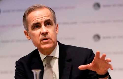 Mark Carney, former governor of the Bank of England speaks at a Bank of England Financial Stability Report Press Conference, in London on Monday, Dec. 16, 2019. Former Bank of Canada governor Mark Carney and historical author Stephen Bown have been named as co-winners of the National Business Book Award. THE CANADIAN PRESS/AP, Kirsty Wigglesworth